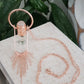 Aromatherapy Necklace with Embellished Clear Quartz Gemstone