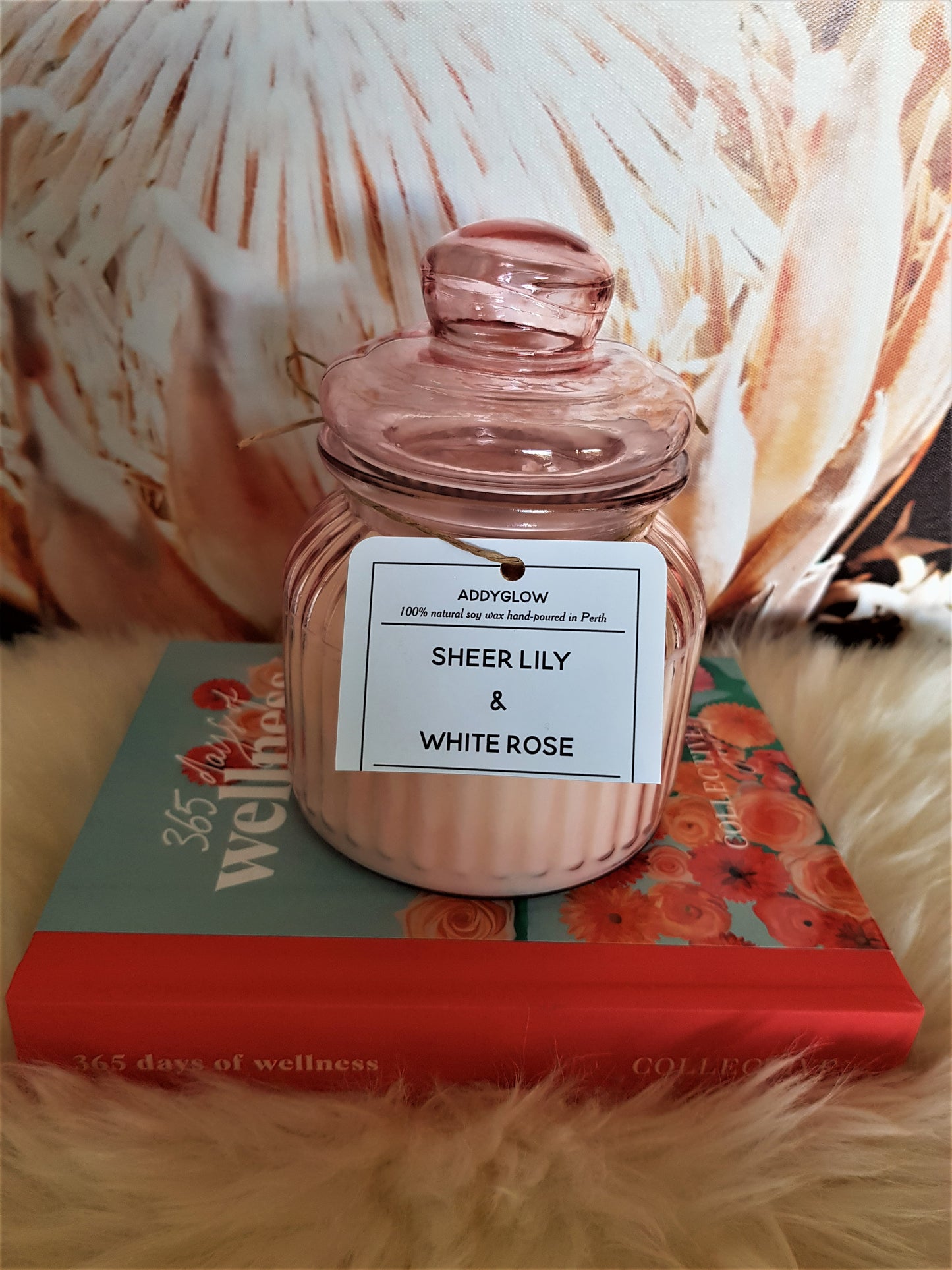 Sheer Lily & White Rose